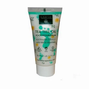 50 Earth Therapeutics Tea Tree Oil Foot Repair Balm 1.7 Oz Natural Botanical - Picture 1 of 2