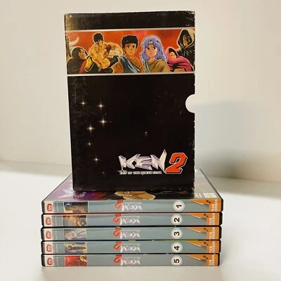 KEN 2 Fist of the North Star Volume 1-5 Box Set DVD Vintage French Anime 1987 - Image 1 of 4