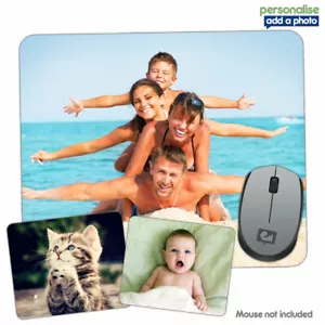 Personalised Any PHOTO / LOGO Mouse Mat Pad PC Computer Laptop Mac Gift Gaming - Picture 1 of 3