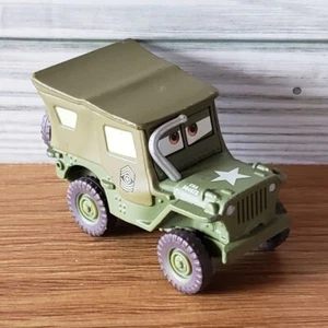 Saluting Sarge Jeep Disney  Pixar Cars Die Cast Collectible Toy M10 - Picture 1 of 13
