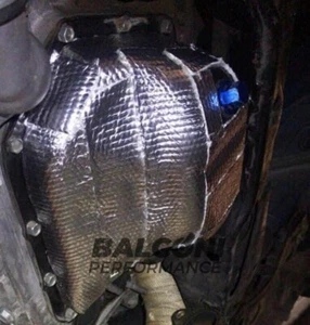 Bouclier Thermique Adhésif Pour Tasse Huile Voiture Motos En Matériau Ignifuge - Picture 1 of 4