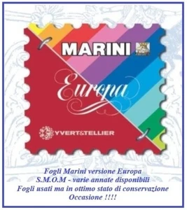 MARINI - Fogli versione Europa "S.M.O.M. 2005" - usati ma in ottimo stato - Foto 1 di 1