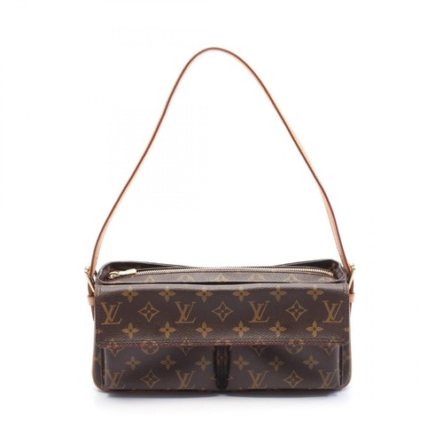 LOUIS VUITTON（LV） Borsa a tracolla Louis Vuitton Viva cite MM M51164 Monogram tela marrone usata donna