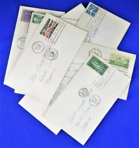 1958 lote mixto de 10 FDC - MONROE, REVERE, JARDINERÍA. ESTADO MINN, JAY, ETC. - Imagen 1 de 8