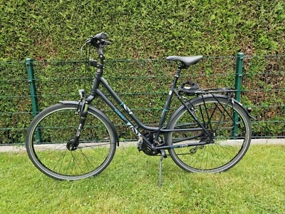 Trekking-Cityrad ATB Gudereit C15, Damenrad, Rahmengröße 57cm, schwarz matt - Bild 1 von 4