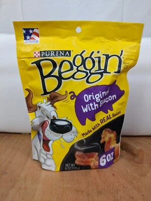 Purina Beggin' Strips - Original With Real Bacon 6 oz Bag Best By  4/2024 - Image 1 of 4