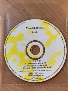 Meredith Brooks: Bitch - Cd Single (1997) 4 Tracks - DISC ONLY - Acceptable - Picture 1 of 1