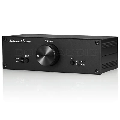 Nobsound  XLR Balanced / RCA Stereo Converter Audio Selector Box Passive Preamp - Image 1 of 4