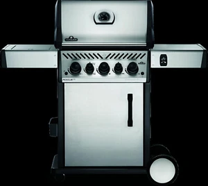 New Napoleon Rogue 3 Burner 304 SS - Side Infra Red Burner + Rear Burner + SS Gr - Picture 1 of 12