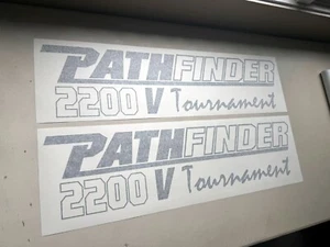 Kit de calcomanías de vinilo de repuesto para torneo Pathfinder Boats 2200 V - Imagen 1 de 3