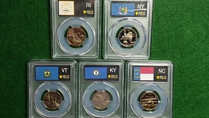 2001 S Clad State Quarter Set PCGS PR69DCAM - Picture 1 of 13