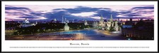 Moscow Russia City Skyline St. Basil's Cathedral Framed Poster Picture I 