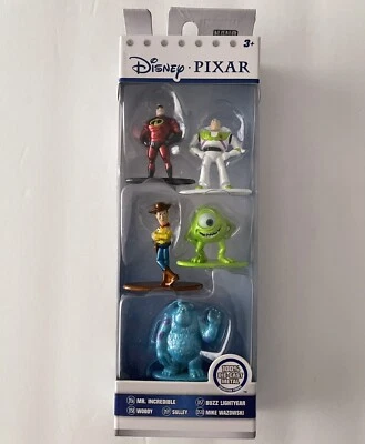 Disney Pixar Nano Metalfigs 1.5" Die-Cast Metal Figuras Set de 5 Nuevo Sellado Foto 1 de 3