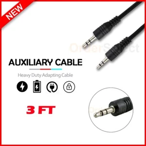 3FT 3.5mm Auxiliary Aux Stereo Audio Cable Cord for Motorola Defy / Edge / Edge+ - Picture 1 of 8
