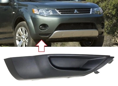 FRONT BUMPER RIGHT LOWER SPOILER COVER fits for MITSUBISHI OUTLANDER 2007-2009 - Image 1 of 4