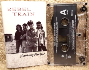 Vintage 1991 Cassette Rebel Train Seeking Shelter Atlantic Records Promotional - Picture 1 of 7