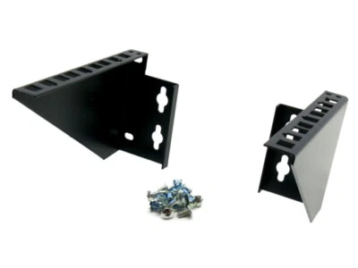 CNAweb 3U 19" Network Rack Bracket for Wallmount Vertical Hang or Desk Mount - Image 1 of 4
