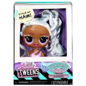 Cabezal de peinado LOL Surprise Swap para preadolescentes con plata/pelo - Imagen 1 de 1