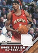 2005-06 Upper Deck Basketball Rookie Review Materials #JS Josh Smith Jersey