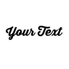 YOUR TEXT Vinyl Decal Sticker Car Window CUSTOM NAME Personalized Lettering