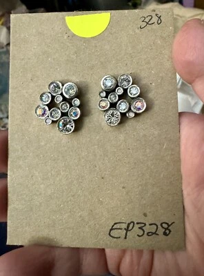 Pendientes de cristal Patricia Locke AB 2014 #EP328 de colección nuevos en tarjeta Foto 1 de 2