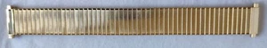 Vintage Apollo Flex Gold Tone Expandable/Stretch Watch Band-17-22mm Wide-Boxed - Picture 1 of 11