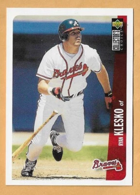 RYAN KLESKO ATLANTA BRAVES #460 - UPPER DECK COLLECTOR'S CHOICE NM-MT 1996 - Image 1 of 2