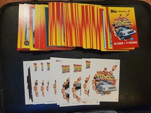 1989 Topps Back to the Future II 2 Set 1-88 & Sticker 1-11 Marty McFly Doc Brown