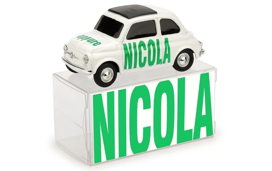 Brumm FIAT 500 NICOLA "OPPURE" 1:43 - Immagine 1 di 1