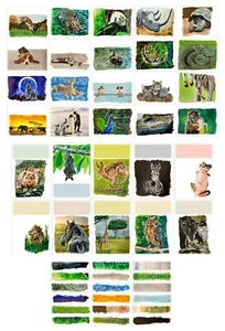 Planner, bullet journal, diary, scrapbooking stickers with animal theme - Picture 1 of 5