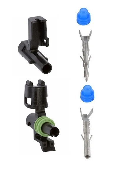 PACK METEOROLÓGICO DELPHI 1 PIN - KIT CONECTOR CONDUCTOR 12 GA - CINCO JUEGOS 5 JUEGOS Foto 1 de 1