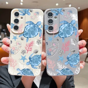Phone Case For Samsung A56 A16 A26 A55 S25 Edge S24 Ultra Ocean Sea Turtle Cover - Picture 1 of 17