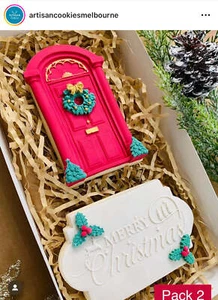 European arched door Silicone Mould and Christmas Wreath - Picture 1 of 15