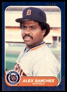 1986 Fleer Alex Sanchez Baseball Cards #236 - Picture 1 of 2