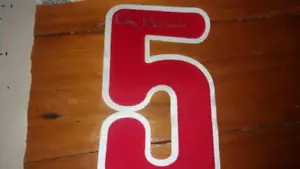 Dave Hollins Philadelphia Phillies Signed jersey Number COA - Picture 1 of 1