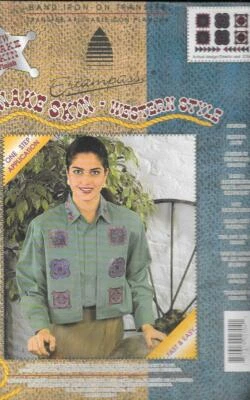 Estampasso - Piel de serpiente estilo occidental transferencias planchadas - Nuevo en paquete Foto 1 de 2