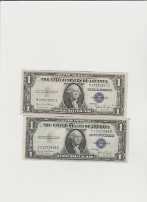 2 Lightly Circulated 1935-D Silver Certificates - Image 1 of 4
