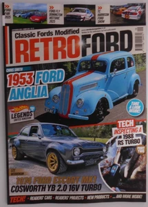 Rivista Retro Ford Set '25 1974 Escort MK1 1953 Ford Anglia +HOT WHEELS LEGENDS - Foto 1 di 1