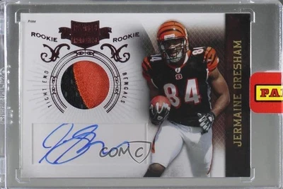 2010 Panini Plates & Patches /699 Jermaine Gresham #218 Rookie Auto RC - Image 1 of 2