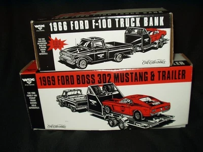 1969 Ford BOSS 302 MUSTANG & Trailer Wix Filters + 1966 FORD F-I00 PICKUP - Image 1 of 3