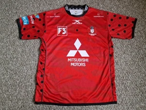 GLOUCESTER RUGBY Remembrance Day Poppy 2017 Armed Forces  Shirt Jersey - LARGE - Picture 1 of 3