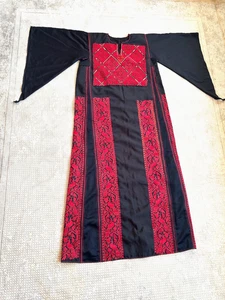Único Vestido Tatreez Vintage Palestino Tradicional Thobe - Bordado a Mano - Imagen 1 de 17