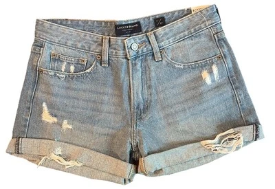Women's Lucky Brand Denim Jean Boyfriend Shorts Size 4/27 NWT💐 - Image 1 of 4