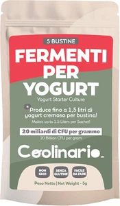 Fermenti Lattici per Yogurt (5 Bustine Da 1G) Colture Vive per Yogurt Fatto in C - Foto 1 di 12
