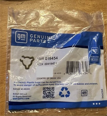 Blazer GM NOS 419454 Volante Bocina Contacto Retenedor Firebird Camaro G Body Foto 1 de 2