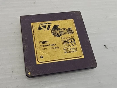 ST 6x86 P166+, ST6x86P166+, 133MHz, Socket 7, 3.52V, Vintage CPU, CPU002 - image 1 of 2