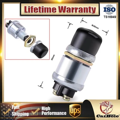 Interruptor de partida universal botão 50A partida momentânea resistente para marinha - Imagem 1 de 4