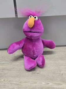 Juguete suave de peluche vintage 1995 Jim Henson Plaza Sésamo Telly Monstruo Aplausos - Imagen 1 de 5
