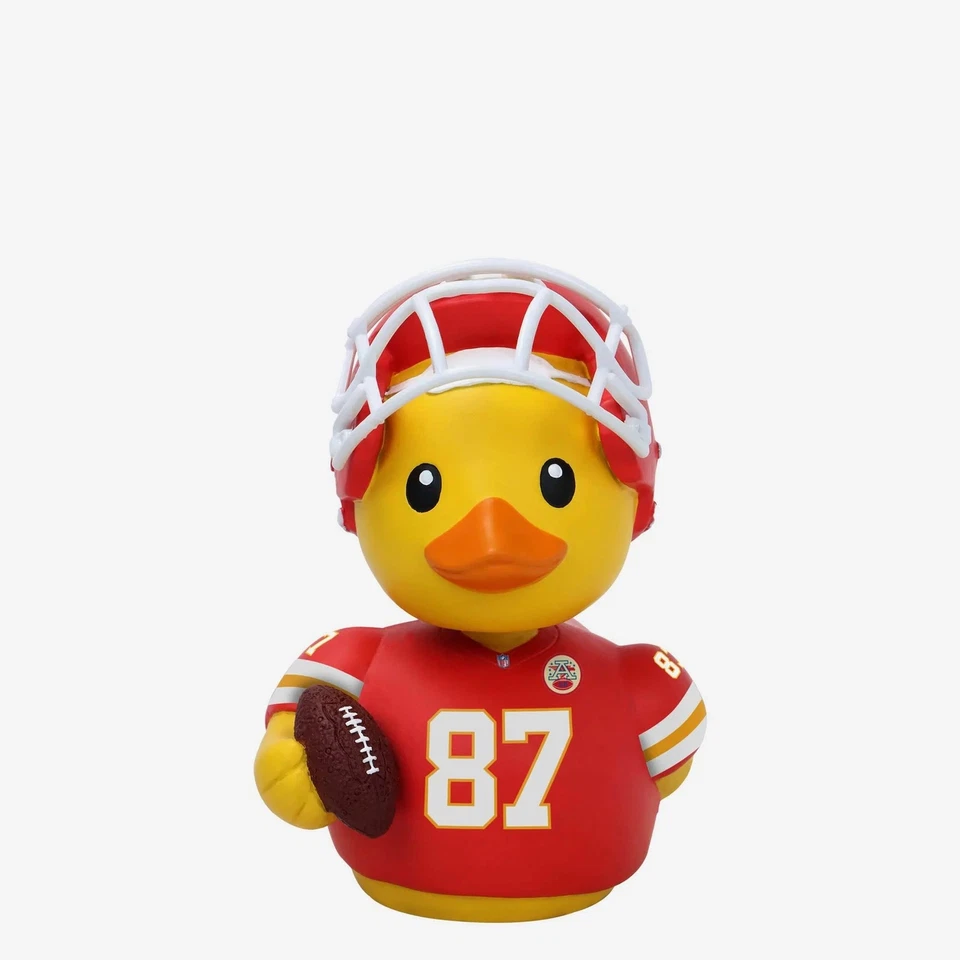 Мини-болванчик Travis Kelce Kansas City Chiefs Bobble Duck NFL футбол - Изображение 1 из 1