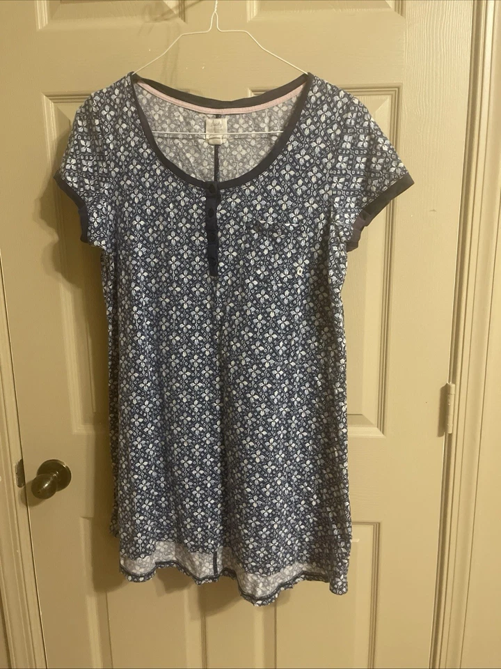Camisón Lucky Brand para mujer elástico manga corta floral informal talla M Foto 1 de 4